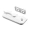 Prime-Line Window Sash Lock 2-1/4 H/C w/Keeper Die White w/Screws (Single Pack) F 2899 - alternate 1